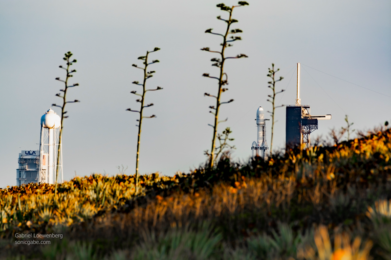 This was taken from the boardwalk using the 200-500mm lens (at 500mm). This is 3.67 miles away from the launch pad.
